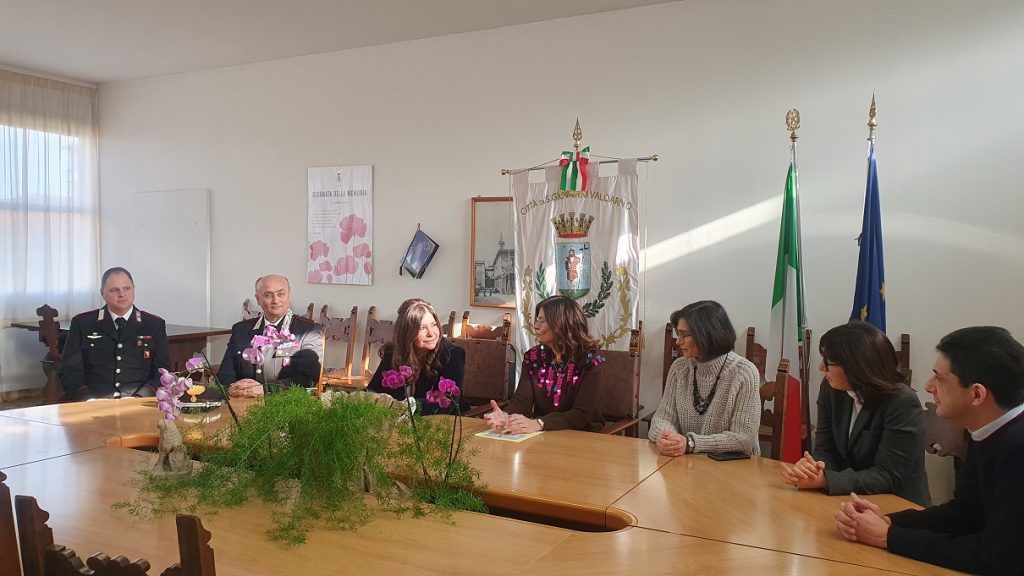 Il prefetto di Arezzo Maddalena De Luca in visita a San Giovanni