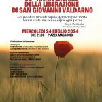 24 luglio, il programma per l’80esimo anniversario della Liberazione di San Giovanni Valdarno
